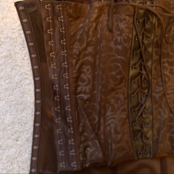 Lejaby Collection brown bustier and thong NWOT 34B - Picture 4 of 7